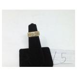 14K GOLD & DIAMOND RING  3.8 DWT