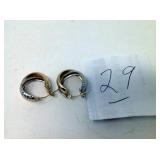 14K GOLD EARRINGS  1.5 DWT