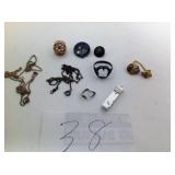 7 PC OF STERLING & 2 GOLD FILLED