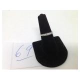 14K WHITE GOLD DIAMOND RING