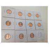 11-PROOF LINCOLN SETS 2003-2016