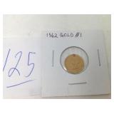 1862 GOLD DOLLAR