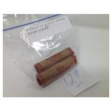2 ROLLS WHEAT CENTS ALL S MINT MARKS