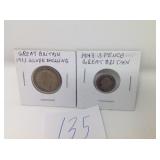 1843-3 PENCESIL COIN-1935 SILVER SCHILLING