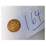 1880 FIVE DOLLAR US GOLD