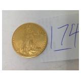 1911 US $20 DOLLAR GOLD SAINT GUARDIAN