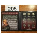 100 YEARS OF AMERICAN NICKELS