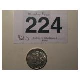 U.S. SILVER PEACE DOLLAR..1922-S