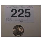 NICE TONED SILVER PEACE DOLLAR....1923