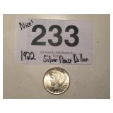 SILVER PEACE DOLLAR.....1922    NICE!