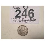 SILVER U.S. MORGAN DOLLAR...1921-D