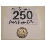 SILVER U.S. MORGAN DOLLAR...1900-O