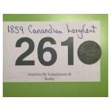 1859 CANADIAN LARGE CENT