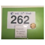 CASINO BILLARDS & GRILL GOOD FOR 5 CENTS