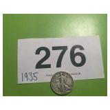 1935 WALKING LIBERTY HALF DOLLAR