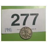 1941 WALKING LIBERTY HALF DOLLAR
