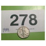 1944 WALKING LIBERTY HALF DOLLAR