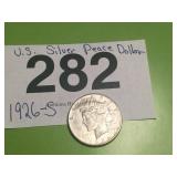 U.S. SILVER PEACE DOLLAR....1926-S