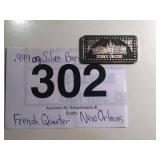 FRENCH QUARTER NEW ORLEANS .999 SILVER BAR