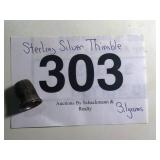 STERLING SILVER THIMBLE (3.1 GRAMS)