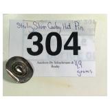 STERLING SILVER  COWBOY HAT PIN (4.9 GRAMS)