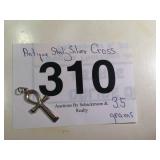 ANTIQUE STERLING SILVER CROSS