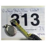 VINTAGE STERLING SILVER LOCKET (7.1 GRAMS)