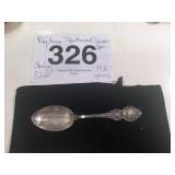 RILEY, KANSAS, OGDEN MONUMENT SOUVENIR SPOON