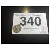 STERLING SILVER ST. CHRISTOPHER CHARM...7.0 GRAMS