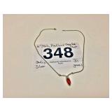 16" STERLING SILVER NECKLACE...3.1 GRAMS