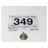 VINTAGE "S. IGNATIUS LOYOLA  MEDAL" STERLING 11.7G