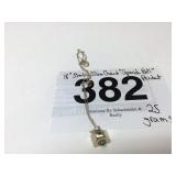 18" STERLING SILVER CHAIN & SPANISH BELL PENDANT