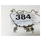 24" VINTAGE STERLING SILVER CHAIN WITH