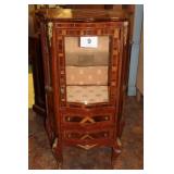 FRENCH CURIO, PLEXI GLASS 50 1/2 X 29 X 18