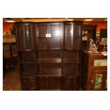 CHINA CABINET, 3 SECTIONS, SIDE SECTION