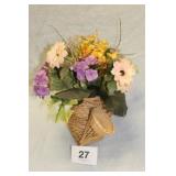 FLORAL ARRANGEMENT IN BASKET 14 X 22