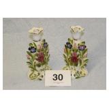 PORCELAIN CANDLE HOLDERS