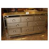 MIRRORED DRESSER 70 X 38-1/2 X 18-1/2