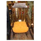 PAINTED ROCKING CHAIR