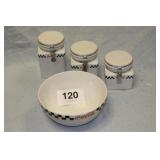 COKE CANISTERS, BOWL