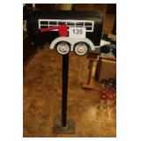 MAILBOX METAL STAND 50"