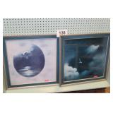 2 SEA GULLS PRINTS...24X24