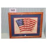 FRAMED FLAG PRINT....23X19