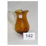 HANDMADE CRYSTAL PITCHER