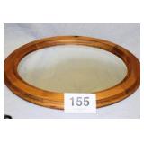 WOOD FRAME MIRROR...24X18