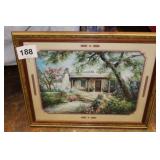 FRAMED PRINT...SIGNED LEE PARKINSON...31X25