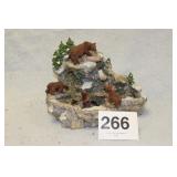 FOUNTAIN/MUSIC BOX, PLAYS TEDDY BEAR PICNIC