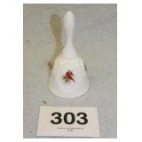 BELL STAMPED FENTON, SIGNED A FARLEY 6 1/2"