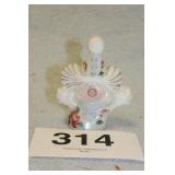 CLOWN STAMPED FENTON, SIGNED D FREDRICK