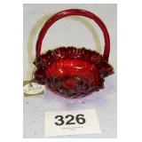 STAMPED FENTON BASKET